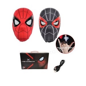 ماسک صورت مرد عنکبوتی کنترلی شارژی Spider-Man Mask Ring Remote Control_اسباب بازی اکشن فیگور